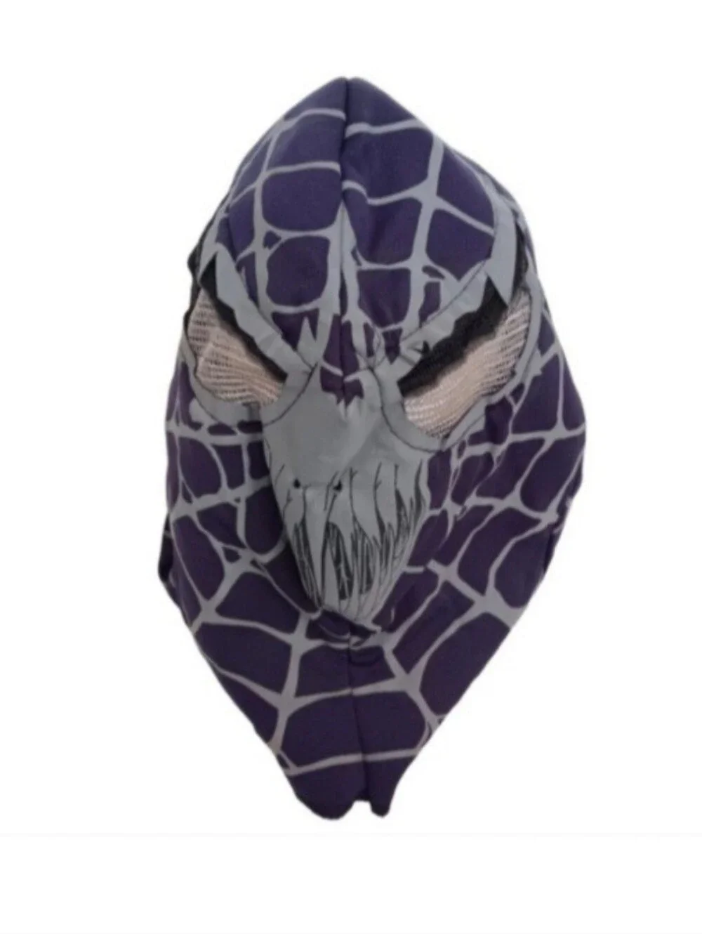 Venom Costume Full Hood Soft Mask | EUC |Dark Purple & Gray